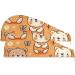 Cute Doodle Bears Hair Towel 2 Pack | Super Absorbent Quick Dry Hair Turbans for Women & Girls - Perfect Hair Drying Solution - Buy Online on GoSupps.com