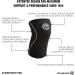 Rehband Kniebandage 7mm Neoprene - Flexible Non-Slip Knee Sleeve for Kraftsport & Fitness | XXL for Men & Women - Premium Support - Buy Online on GoSupps.com