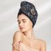 Nautical Microfiber Hair Towel Wrap | Soft Super Absorbent Coral Velvet Cap for Women | Quick Dry for Long Curly & Thick Hair - Buy Online on GoSupps.com