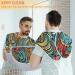 Abstract Floral Beard Bib Apron - Perfect Beard Hair Catcher for Men | Best Gifts for Dad & Husband | Father's Day Anniversary Christmas - Buy Online on GoSupps.com