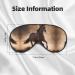 Running Horses Print Unisex Eye Mask | Soft Travel & Yoga Sleep Shade Cover - Buy Online on GoSupps.com