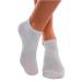 ZaTech short plantar fasciitis socks compression socks support socks for women and men 35-39 white