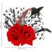 FRCOLOR Flower Hair Clips with Veil Fascinator Hat Wedding Hair Pins Barrette Rose Bobby Pins Head Piece for Halloween Wedding Party Women Girls Bride Hair Accessories - Buy Online on GoSupps.com