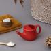 Spill-Proof Ceramic Neti Pot with 5 Sachet Neti Salt - Red Color | 250 ML Capacity - Buy Online on GoSupps.com