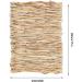 12 Pack Woven Grass Mat Rabbit Natural Straw Woven Bed Mat Woven Hay Rabbit Bedding Cage Liner Chewable Beds Resting Mats Toys for Guinea Bunny Hamster 11x8 Inch - Buy Online on GoSupps.com