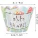 jojofuny 3 Sets Cake Surrounding Cards Hawaiian Cupcake Paper Beach Wrapping Paper Tropical Cupcake Hawaiian Party Nativity Decor Flamingo Happy Birthday Cake Cupcake Cups Christmas Plug-in Assorted Colorx3pcs 8X5.2CMx3pcs - Buy Online on GoSupps.com