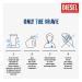 DIESEL Only The Brave Men's Cologne Gift Set - Cedarwood, Lemon & Rosemary - 2pc Set 1.0 fl oz EDT + 1.7 oz Shower Gel - Buy Online on GoSupps.com