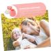 Pink Powder Puff Box for Newborns - Fluffy Body Powder Holder for Infants - Talcum Powder Bottles for Home Use - 10X7CM - Buy Online on GoSupps.com