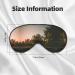 Landscape Trees Soft Sleep Eye Mask Female Breathable Eye Patch Perfect for Travel and Relaxation - Buy Online on GoSupps.com