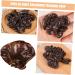 TOPBATHY 10pcs Simulation Vegetables Agarics Props Fake Agarics Vegetables Model Lifelike Veggies Vegetable Photography Props Small Agarics Decoration Wall Fake Black Fungus Food Pvc Dark Brown 5.00X4.20X1.00CM - Buy Online on GoSupps.com