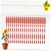 BELLIFFY 100pcs Nylon Eyelash Brush Lash Bonder Lash Lengthening Mascara Eyelash Remover Eyelash Mascara Red Size 1 Red - Buy Online on GoSupps.com