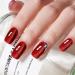 AILLSA Red Cat Eye Gel Polish - Burgundy Glitter & Crystal UV Nail Polish Holographic Reflective Color for DIY Nail Art (0.5 OZ - Buy Online on GoSupps.com
