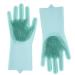 Scrub Gloves Cleaning | Household Kitchen Gloves - Waterproof Household Cleaning Tools for Shower Room Car Cleaning Pet Care Clothes Quilt Lkhj