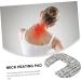ULTECHNOVO Neck Pad Kit - 2 Pcs Neck Support Pillow & Moxa Heating Pad for Cervical Spine Relief - Buy Online on GoSupps.com