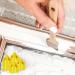50 PCS Yellow Cone Canvas 3.5x2 Inch Paint Triangle Stands for Kitchen Cabinets - Cabinet Door Risers for Clean Paint Job - Buy Online on GoSupps.com