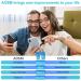 Blue Light Blocking Glasses for Men and Women - Anti Glare Computer Glasses - 400 UV Protection - Square Tortoise and Black Frames - Buy Online on GoSupps.com