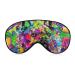 LynaRei Abstract Colored Dog Sleep Mask Animal Face Watercolor Pet Pattern Blindfold for Sleeping Elastic Blackout Eye Mask Cover for Full Night's Sleep Travel and Nap