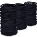 Other 300 pieces of hair tie black hair band elastic headband for ponytail holder for thick heavy and curly hair accessories for hairstyles for women girls