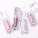 YMH BEAUTE Liquid Glitter Eyeshadow - Pigmented, Long Lasting, Quick Drying | Holographic Pink Gold Shimmer Peal 02 - Buy Online on GoSupps.com