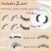 Buy Reusable Magnetic Eyelashes - 2 Pairs with Applicator | No Glue Natural Look Wispy Lashes (B+C) - International Shipping Available - Buy Online on GoSupps.com