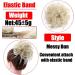 Tousled Updo Messy Bun Hair Extension Hair Piece Ponytail Updo Extensions Hairpiece Synthetic Hair Extensions Scrunchies Hair Accessories Light Brown - Buy Online on GoSupps.com