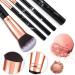 10Pcs Marble Makeup Brush Set for Foundation, Powder, Blush, Eyeshadow - Blending Brushes Kit - Buy Online on GoSupps.com