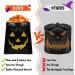 8-Pack Halloween Leaf Bags 24x30in with Twist Ties - Pumpkin Trash Lawn Garbage Fall Decorations for Outdoor Yard - Jack O Lantern Holiday Decoration - Black - Buy Online on GoSupps.com