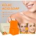 Kojic Acid & Turmeric Soap - Kojic Acid Soap for Women - Tumeric Soap Acne Dark spots Hyperpigmentation Smooth Skin - Deep Cleanses and Nourishes - Buy Online on GoSupps.com