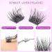 Self-Adhesive Lash Clusters Kit - 9-13mm No Glue Needed Individual False Eyelash Extensions | Wispy Reusable Soft Band | Beginner-Friendly DIY Beauty Solution - Buy Online on GoSupps.com