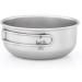 Keith Titanium Ti5323 Single-Wall Bowl - 10.1 fl oz | Folding Handle | Lightweight & Durable - Buy Online on GoSupps.com