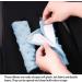 JINTN Baby Car Seat Head Neck Support Pillow - Infant Stroller Headrest with Seat Belt Strap Covers - Blue, 0-12 Months - Buy Online on GoSupps.com