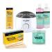 Mylee Complete Waxing Kit Includes Salon Quality Wax Heater Soft Cream Wax Waxing Strips Spatulas and Mylee Pre & After Care Lotion (Tea Tree)