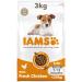 IAMS Puppy Small Medium Complete Dry Dog Food Chicken 3kg - For Healthy Growth 3 kg (Pack of 1)