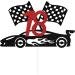 Sriburcio Black Glitter Race Car 18 Cake Topper Happy 18th Birthday/Cheer to 18 Years Race Car Themed 18th Birthday Party Decorations - Buy Online on GoSupps.com