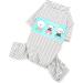 Ranphy Cotton Striped Pajamas for Small Dogs | XL Cartoon Hoodie Jumpsuit & Pet Coat - Buy Online on GoSupps.com
