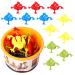 12 pcs jump frog toy jump flip frog game with bucket plastic jump frogs colorful funny crazy frog for young girls