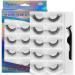 Reusable Self Adhesive Eyelashes Eyelashes Natural Look and No Glue or Eyeliner Needed False Lashes 2 Secs to Put on Gift for Women (5Pair-Mixed)