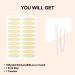VOCOSTE Double Eyelid Stickers - 600 Pcs Invisible Eye Lift Tape with Tweezers & Fork | Perfect for Single Asymmetrical & Droopy Eyes - Beige - Buy Online on GoSupps.com