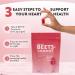 Natrava Beets+ Gummies - Premium Beet Root Powder Grape Seed Extract and Vitamin C - Supports Healthy Blood Pressure and Heart Health - Low Sugar Nitric Oxide and Circulation Supplement - 50 Gummies - Buy Online on GoSupps.com