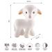 CaaOcho Pure Natural Rubber Baby Teether Toy - Mia The Lamb - Without Holes BPA Free Teething Toy  Textured for Sensory Play  Sealed Hole  Hole Free Natural Teether  Reaches Molars - Buy Online on GoSupps.com