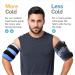 FlexiKold Reusable Gel Ice Pack with Straps - Cold Compress for Injuries - Medium Size - Flexible Medical Ice Wrap for Back, Shoulders, Legs, Knees - Relief for Sciatica, Muscle Pain - Buy Online on GoSupps.com