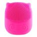 Silicone Face Scrubber Penguin Shape Electric Face Scrubber - Rechargeable Wash Brush for Deep Cleaning Skin Waterproof Skin Care Face Brushes Red