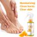 Foot Peeling Spray Oil - Remove Dead Skin, Exfoliate Rough Heels & Calluses (Orange) - Buy Online on GoSupps.com