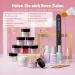 AOKITEC 23-Piece Dipping Powder Nails Set - White Pink Red & Glitter | DIY French Nail Art Accessories with DIP Liquid Base & Top Gels | 02-ROSA Glitter Color - Buy Online on GoSupps.com