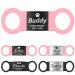 Gisurey dog brand with engraving-silent slide-on dog stark personalized made of robust stainless steel durable and easy to read dog trailer with engraving symbol for dog and cat neck band PB-L L (width: 2.5 cm) symbol-RS