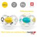 Medela Baby Original Pacifier 0-6 Months Yellow & Turquoise 2 Pack | International Shipping Available - Buy Online on GoSupps.com
