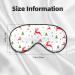 SSIMOO Christmas Holiday Print Ultra-Soft Eye Mask | Light-Blocking for Optimal Comfort & Restful Sleep - International Shipping Available - Buy Online on GoSupps.com