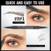Holds Waterproof eyebrow pencil sweatproof with double head cosmetic product with 2 fork tips eyebrow crayons for girls for lasting styling lifting shapes defining blackbrown 1 piece 1er Pack - Buy Online on GoSupps.com
