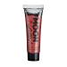 Holographic Fine Face & Body Glitter Gel by Moon Glitter - Red - Cosmetic Festival Glitter Face Paint for Face Body Hair Nails - 12ml