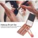 BEIJIALY Travel Small Makeup Brush Portable Makeup Brush Set of 5 Loose Powder Eyeshadow Brush Portable Skin Friendly Soft Cosmetic Brush for Beginner Professional - Buy Online on GoSupps.com